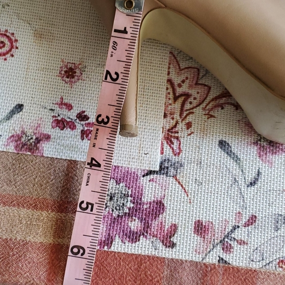 ‼🎀‼Nine West Nude Leather peep toe bootie sz.6.5! - Picture 8 of 8